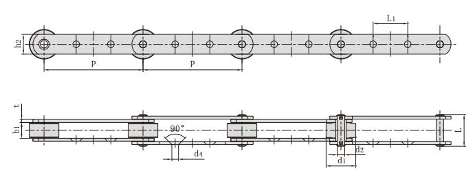 M112GA2F2-PA6-200_<font color='red'><font color='red'>污水處理</font>鏈</font>