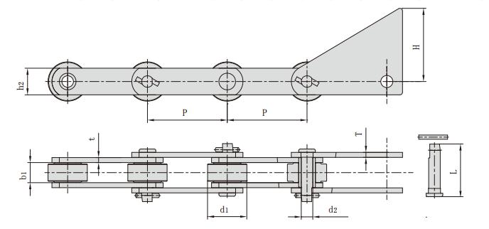 P100F243_<font color='red'><font color='red'>糖機</font>鏈</font> 工程鏈條